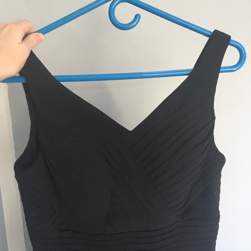 Azazie black bridesmaid dress